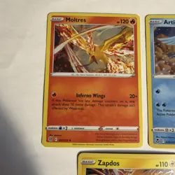 Pokemon Zapdos 48/185 Articuno 036/195 Moltres 021/172 Cosmos Holo Promo Set NM - Image 2
