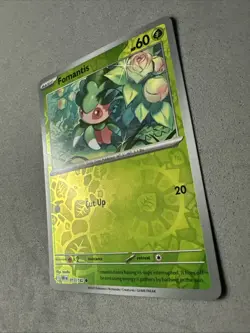 Pokemon TCG * Destined Rivals 013/182 Fomantis Common REVERSE HOLO * NM FRESH PK - Image 2