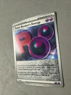 Pokemon TCG * Destined Rivals 182/182 Team Rocket's Energy U REVERSE HOLO * NM - Image 2