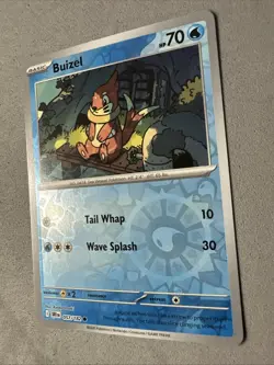 Pokemon TCG * Destined Rivals 057/182 Buizel C REVERSE HOLO * NM FRESH PK - Image 2