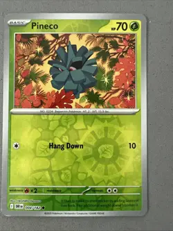 Pokemon TCG * Destined Rivals 004/182 Pineco C REVERSE HOLO * NM FRESH PK - Image 1