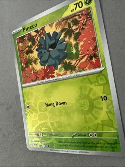 Pokemon TCG * Destined Rivals 004/182 Pineco C REVERSE HOLO * NM FRESH PK - Image 2