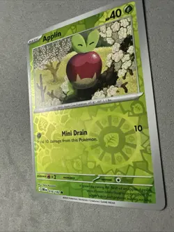 Pokemon TCG * Destined Rivals 016/182 Applin Common REVERSE HOLO * NM FRESH PK - Image 2