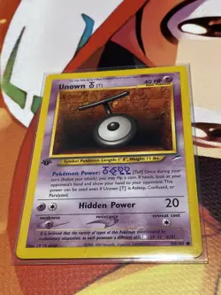 Unown 88/105 1st Edition Pokemon Neo Destiny - NM see pix - Image 4