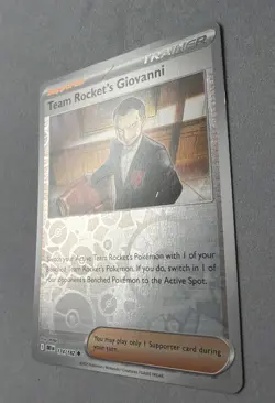 Pokemon TCG * Destined Rivals 174/182 Team Rocket's Giovanni U * REVERSE HOLO - Image 2