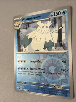 Pokemon TCG * Destined Rivals 060/182 Abomasnow U * REVERSE HOLO * FRESH PK - Image 2