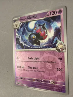 Pokemon TCG * Destined Rivals 084/182 Steven's Claydol U * REVERSE HOLO * NM - Image 2