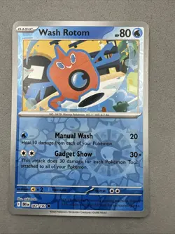 Pokemon TCG * Destined Rivals 061/182 Wash Rotom C * REVERSE HOLO * FRESH PK - Image 1