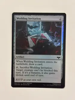 Wedding Invitation Innistrad: Crimson Vow Foil Magic the Gathering MTG - Image 1