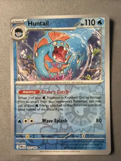 Pokemon TCG * Destined Rivals 055/182 Huntail Uncommon * REVERSE HOLO * FRESH PK - Image 1