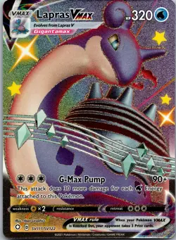 Lapras VMAX 050/202 - SWSH01: Sword & Shield Base Set Pokemon TCG NM - Image 1