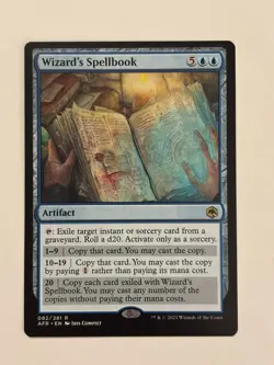 Wizard's Spellbook Adventures in the Forgotten Realms Magic the Gathering MTG - Image 1