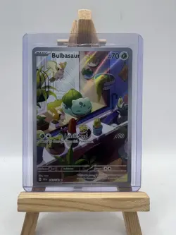 Pokemon TCG: Bulbasaur 143/142 - SV: Stellar Crown - Illustration Rare NM - Image 1
