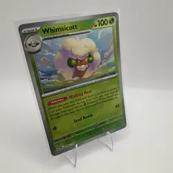 Pokemon TCG Whimsicott (Poke Ball Pattern) 008/131 Prismatic Evolutions Holo NM - Image 2