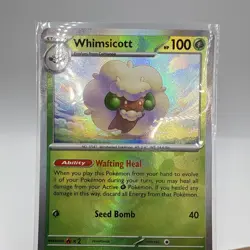Pokemon TCG Whimsicott (Poke Ball Pattern) 008/131 Prismatic Evolutions Holo NM - Image 4