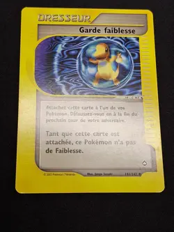 Garde Faiblesse 141/147 Wizards Aquapolis Carte Pokemon FR - Image 3