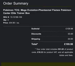 Pokemon TCG Phantasmal Flames Pokemon Center ETB PRE ORDER SECURED - Presale - Image 2