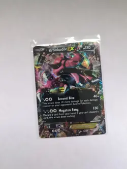 Pokemon TCG Krookodile ex XY25 Black Star Promo Holo LP - Image 1