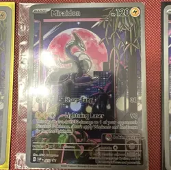 Miraidon 013 Stamped Pokemon Center SVP Scarlet & Violet Promo Sealed Full Art - Image 1