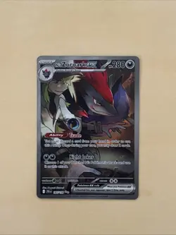 Pokemon Journey Together N’s Zoroark EX Holo Full Art 185/159 - Image 1