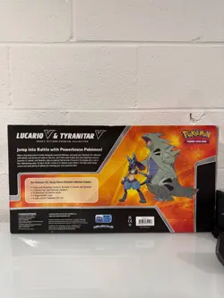 Pokemon TCG Lucario V & Tyranitar V Heavy Hitters Premium Collection NEW - Image 2