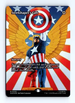 Steelshaper's Gift (Borderless Foil) 50 MTG Marvel Universe Eternal-Legal (MAR) - Image 1