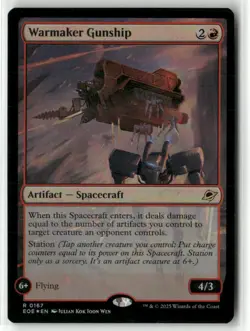MTG Warmaker Gunship 0167 (Foil) R Edge of Eternities NM - Image 1