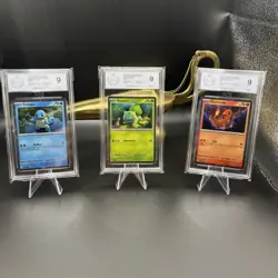 ⭐🔥 Pokemon 2023 Scarlet & Violet Promo Starter Set 🔥⭐ Schiggy 048 | Bisasam 04 - Image 1
