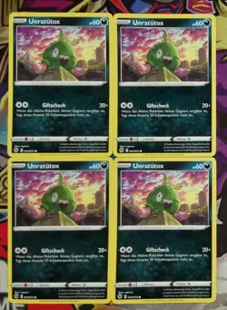 4x Unratutox 043/073 Playset Weg des Champs Common Finsternis NM Pokemon - Image 1