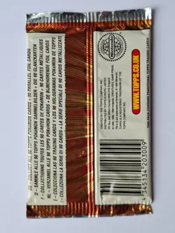 Pokemon Topps TV Animation Edition Booster Pack Factory Sealed Vintage 1999 - Image 2