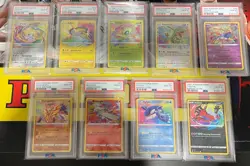Pokemon TCG Sword & Shield Vivid Voltage Shining Fates Amazing Rare Set PSA 10 - Image 1
