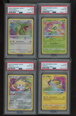 Pokemon TCG Sword & Shield Vivid Voltage Shining Fates Amazing Rare Set PSA 10 - Image 2