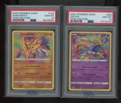 Pokemon TCG Sword & Shield Vivid Voltage Shining Fates Amazing Rare Set PSA 10 - Image 3