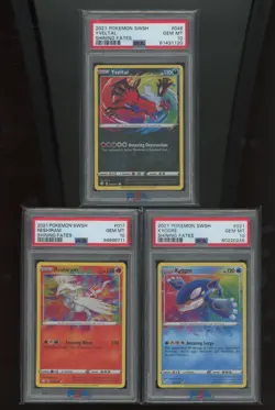 Pokemon TCG Sword & Shield Vivid Voltage Shining Fates Amazing Rare Set PSA 10 - Image 4