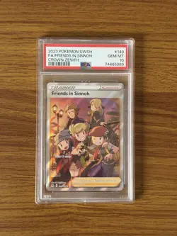 Pokemon 2023 Crown Zenith Friends in Sinnoh 149/159 Ultra Rare PSA 10 Holo - Image 1