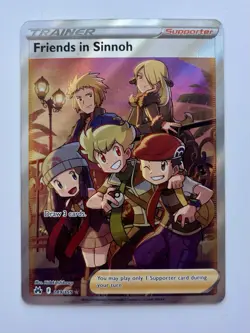 Pokemon TCG Crown Zenith Friends in Sinnoh Full Art Holo Ultra Rare Card 149/159 - Image 1