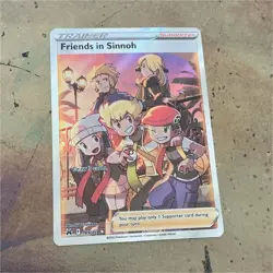 Pokemon Friends in Sinnoh Full Art Ultra Rare Holo 149/159 Crown Zenith - Image 1