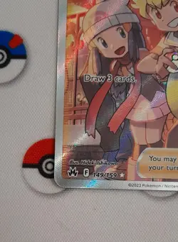 Pokemon TCG Crown Zenith Friends in Sinnoh Full Art Holo Ultra Rare Card 149/159 - Image 5