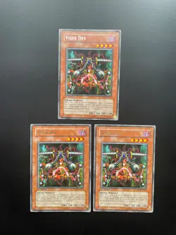 Yugioh Viser Des ABPF-EN093 Rare 1st Edition Damaged X3 - Image 1