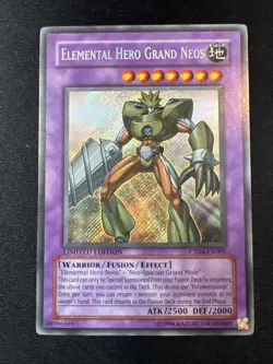 Yu-Gi-Oh! TCG Elemental Hero Grand Neos (LP) CT04-EN001 2007 Collectors Tin - Image 1