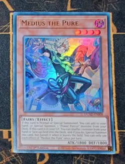 YUGIOH Medius the Pure (DUAD-EN008) Ultra Rare 1st Edition Near Mint - Image 1