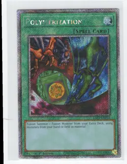 #RA03-EN051 2024 Quarter Century Bonanza Polymerization Platinum Secret Rare - Image 1