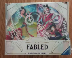 Disney Lorcana Fabled Starter Deck Display Case - Factory Sealed - Image 1