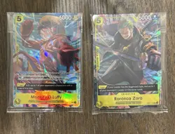 Illustration Box Vol. 3 Promo Cards- Monkey.D.Luffy & Roronoa Zoro SEALED - Image 1
