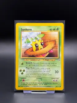 Sunkern 78/111 Neo Genesis LP Pokemon Card TCG Vintage WOTC - Image 1