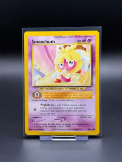 Smoochum 54/64 Neo Revelation LP Pokemon Card TCG Vintage WOTC - Image 1
