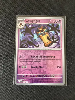 083/191 COFAGRIGUS REVERSE HOLO SURGING SPARKS POKEMON CARD - Image 1