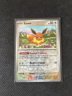 Pokemon Eevee Reverse Holo Surging Sparks Card 143/191 - Image 1