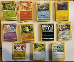 Fusion Strike Complete Non-holo Set 204 Cards Common/Uncommon/Rare - Image 1