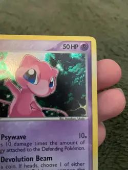 Mew Black Star 2006 Promo Holo Card 40 (LP) - Image 2